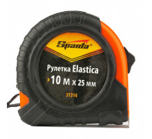 Рулетка Elastica, 10 м х 25 мм, обрезиненный корпус Sparta