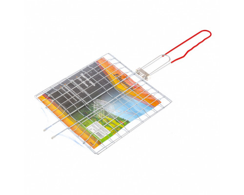 Решетка-гриль 230 x 230 мм, хромированная, PVC рукоятка Sparta Приборы для приготовления пищи Садовый инвентарь