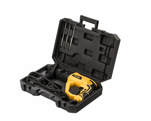 Перфоратор электрический RH-1050-26, SDS-plus, 1050 Вт, 3.2 Дж, 3 плюс 1 режим Denzel Перфораторы Электроинструмент Силовое оборудование Перфоратор электрический RH-1050-26, SDS-plus, 1050 Вт, 3.2 Дж, 3 плюс 1 режим Denzel Перфораторы Электроинструмент Силовое оборудование