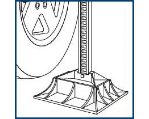 Опора для реечного домкрата на грунте, Off-RoaD Base Stels Домкраты реечные Домкраты Автомобильный инструмент