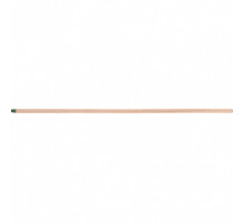 Черенок деревянный, 25 х 1200 мм, высший сорт, пластиковая резьба (подходит для метел, щеток), Россия