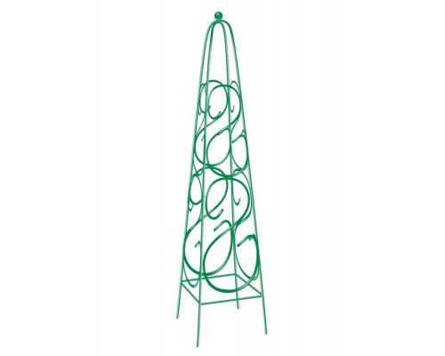 Пирамида садовая декоративная для вьющихся растений, 112.5 х 23 см, квадратная Palisad Поддержки для растений Садовые ограждения Садовый инвентарь