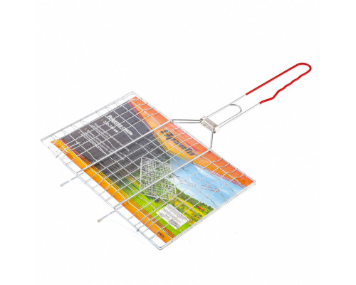Решетка-гриль 220 x 340 мм, хромированная, PVC рукоятка Sparta Приборы для приготовления пищи Садовый инвентарь