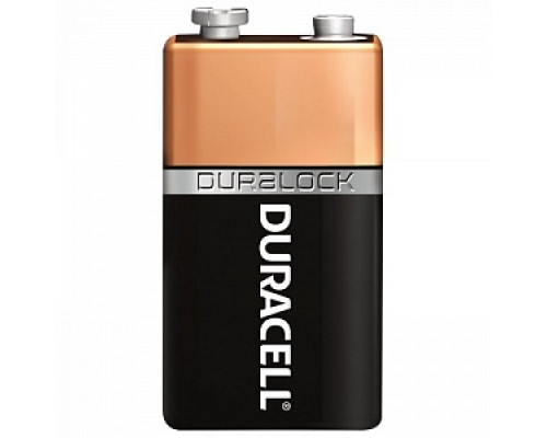 Батарейка Duracell (крона) 6LR61-1BL/6LF22-1BL Аккумуляторы, батарейки Низковольтное оборудование Электрика ЭЛЕКТРИКА И ВЕНТИЛЯЦИЯ