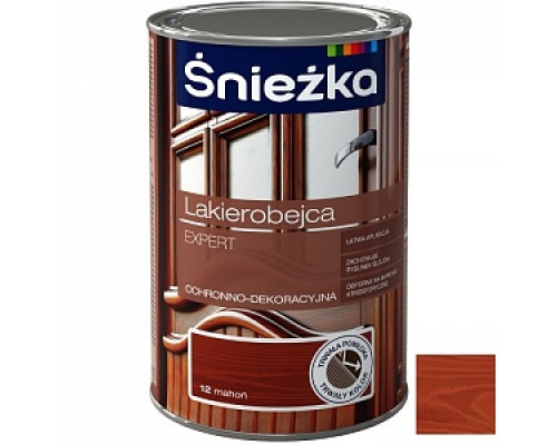 Лак-антисептик "SNIEZKA LAKIEROBEJCA", махагон, 2,5л/Sniezka Лаки антисептики махагон (красное дерево) Тонирующие лаки антисептики алкидные Тонирующие лаки-антисептики Антисептики Лакокрасочные материалы ОТДЕЛОЧНЫЕ МАТЕРИАЛЫ