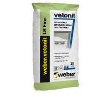 Шпатлёвка Weber.Vetonit LR Fine, 25 кг