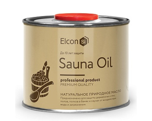 Масло для полков Elcon Sauna Oil (0,5л) Масла, восковые деревозащитные Антисептики Лакокрасочные материалы ОТДЕЛОЧНЫЕ МАТЕРИАЛЫ