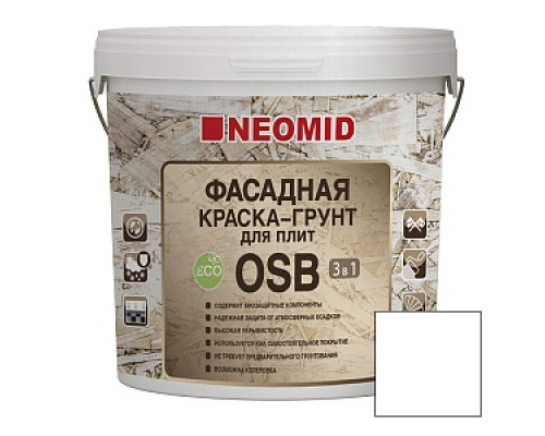 Грунт-краска для плит OSB Proff "Neomid", 1 кг Краски, грунты, шпатлевки для OSB Лакокрасочные материалы ОТДЕЛОЧНЫЕ МАТЕРИАЛЫ