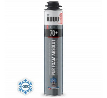 Пена монтажная профессиональная KUDO ABSOLUT PROFF 70+ ARKTIKA NORD (-25°C), зимняя, 1000 мл