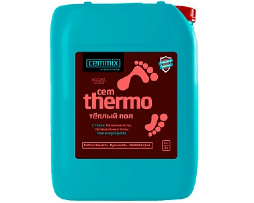 Добавка для теплых полов CemThermo, 5л Добавки для растворов CemMix Противоморозные и пластифицирующие добавки Лакокрасочные материалы ОТДЕЛОЧНЫЕ МАТЕРИАЛЫ