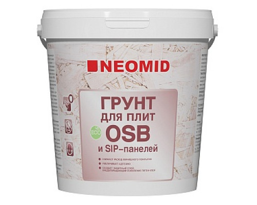 Грунт для плит OSB "Neomid", 1кг Краски, грунты, шпатлевки для OSB Лакокрасочные материалы ОТДЕЛОЧНЫЕ МАТЕРИАЛЫ