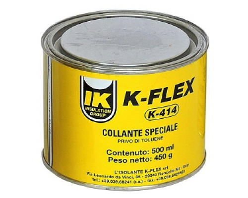 Клей К-flex K 414 0,5 л., (20шт/уп) Клеи изоляционные Пленки, мембраны, ленты, клеи Изоляционные материалы СТРОЙМАТЕРИАЛЫ