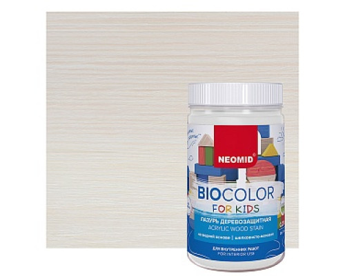 Антисептик "BIO COLOR FOR KIDS" белый (0,25 л) Антисептики Neomid Тонирующие антисептики водные Тонирующие антисептики Антисептики Лакокрасочные материалы ОТДЕЛОЧНЫЕ МАТЕРИАЛЫ