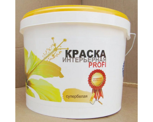 Краска интерьерная 14 кг "NORME COLOR "PROFI" супербелая Краска для стен и потолков "СТАНДАРТ" Norme Color Profi Краска для стен и потолков Стандарт Краска для стен и потолков Интерьерные краски Краски водно-дисперсионные Лакокрасочные материалы ОТДЕЛОЧНЫЕ МАТЕРИАЛЫ