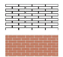 Трафарет Кирпичная кладка Лондона CERESIT
