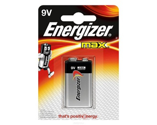 Батарейка "Energizer Max" (крона) 522/9VBP1 Аккумуляторы, батарейки Низковольтное оборудование Электрика ЭЛЕКТРИКА И ВЕНТИЛЯЦИЯ