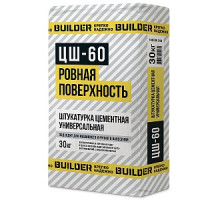 Штукатурка цементная BUILDER ЦШ-60, 30 кг