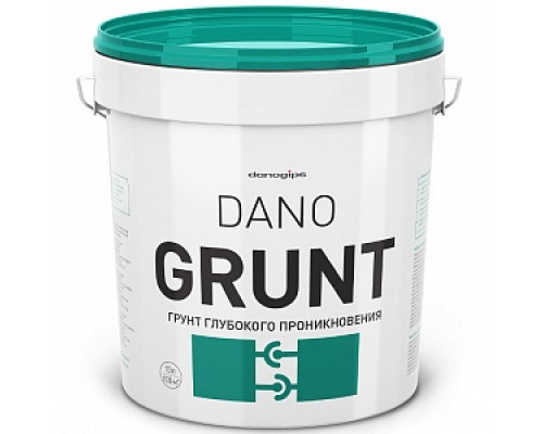 Грунт глубокого проникновения Dano Grunt, 10л Грунтовки глубокие Грунтовки Лакокрасочные материалы ОТДЕЛОЧНЫЕ МАТЕРИАЛЫ