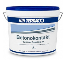 Грунтовка бетон-контакт TERRACO Terrabond SP, для внутренних и наружных работ, 5кг