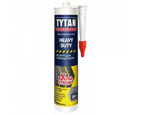 Клей монтажный Heavy duty, бежевый, "TYTAN Professional", 310 мл / 62963 Жидкие гвозди TYTAN professional Клей монтажный "Жидкие гвозди" Строительные клеи Монтажные материалы СТРОЙМАТЕРИАЛЫ