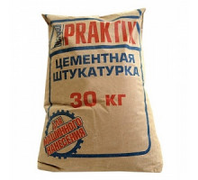 Штукатурка цементная для наружных работ Bergauf Praktik, 30 кг