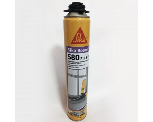 Пена монтажная профессиональная Sika Boom-580 Fix&Fill, 750 мл Пена монтажная профессиональная Пены монтажные Монтажные материалы СТРОЙМАТЕРИАЛЫ