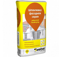 Шпатлёвка отделочная Weber.Rend Facade (серая), 20кг