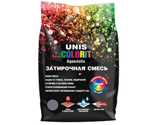 Затирка Unis Colorit, карамель (2кг) Затирки цементные Затирки для плитки Сухие смеси СТРОЙМАТЕРИАЛЫ