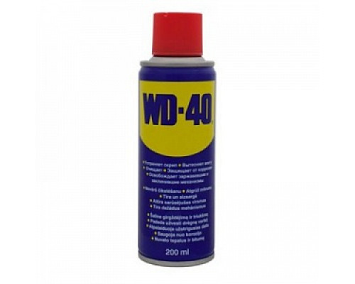 Средство универсальное "WD-40", 200 мл /WD-0001 Универсальные средства и смазки Растворители (ацетон, олифа, уайт-спирит) Лакокрасочные материалы ОТДЕЛОЧНЫЕ МАТЕРИАЛЫ