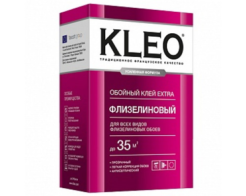 Клей флизелиновый "KLEO" EXTRA 35, 250 гр Обойные клеи Строительные клеи Монтажные материалы СТРОЙМАТЕРИАЛЫ