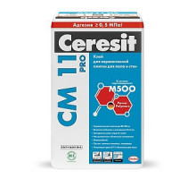 Клей для плитки Ceresit СМ 11 PRO 25 кг