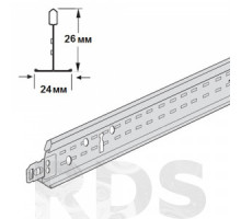 Подвесная система ARMSTRONG Retail 24 Zn рейка поперечная 600x26 мм