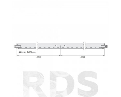 Подвесная система ARMSTRONG Retail 24 Zn рейка поперечная 1200x26 мм Каркасы для потолков (склад) Каркасы для подвесных потолков Подвесные потолки ОТДЕЛОЧНЫЕ МАТЕРИАЛЫ