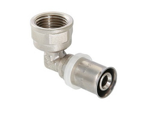 Угол Valtec 20(пресс) х 1/2" ВР VTm.252.N.002004 Valtec Фитинги под пресс Трубы и фитинги металлопластиковые Трубы и фитинги Водоснабжение САНТЕХНИЧЕСКАЯ ГРУППА