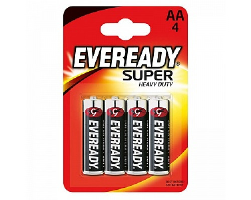 Батарейки "Energizer Eveready SUPER" AA, (4шт/уп) Аккумуляторы, батарейки Низковольтное оборудование Электрика ЭЛЕКТРИКА И ВЕНТИЛЯЦИЯ