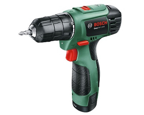 Дрель-шуруповерт аккумуляторная, 12В, ударная, Li-lon, 1х1,5 Ач, EasyDrill 1200, "BOSCH" /06039A210A Дрели и шуруповерты аккумуляторные Электроинструмент ИНСТРУМЕНТЫ