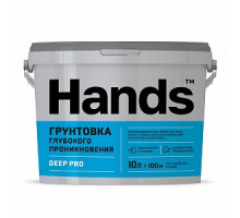 Грунтовка глубокого проникновения Hands DEEP PRO, 10 л