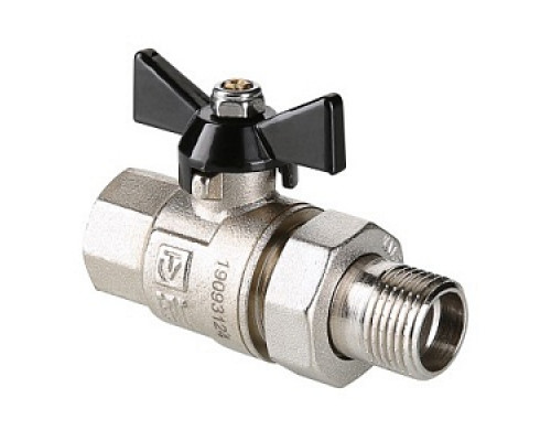 Кран шаровый Valtec 1/2" ВР-НР с полусгоном (американка) PERFECT VT.327.N.04 Краны шаровые латунные Valtec Краны шаровые латунные Запорная арматура Водоснабжение САНТЕХНИЧЕСКАЯ ГРУППА