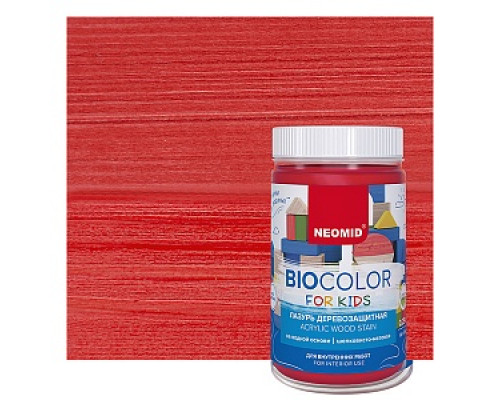 Антисептик "BIO COLOR FOR KIDS" красный (0,75 л) Антисептики Neomid Тонирующие антисептики водные Тонирующие антисептики Антисептики Лакокрасочные материалы ОТДЕЛОЧНЫЕ МАТЕРИАЛЫ