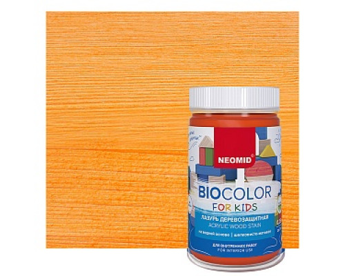 Антисептик "BIO COLOR FOR KIDS" оранжевый (0,25 л) Антисептики Neomid Тонирующие антисептики водные Тонирующие антисептики Антисептики Лакокрасочные материалы ОТДЕЛОЧНЫЕ МАТЕРИАЛЫ