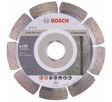 Диск отрезной, 125х1,6х22мм, алмазный, сегментный, по бетону, Standard for  Concrete, 