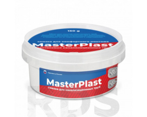 Смазка для канализационных труб MasterPlast 150г Уплотнительные пасты, смазки Уплотнители соединений Водоснабжение САНТЕХНИЧЕСКАЯ ГРУППА