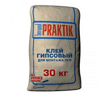 Клей монтажный для ПГП и  ГКЛ  Praktik, 30 кг (49/40шт./под.)