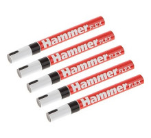 Маркер черный строительный, Hammer Flex 601-045 /718497