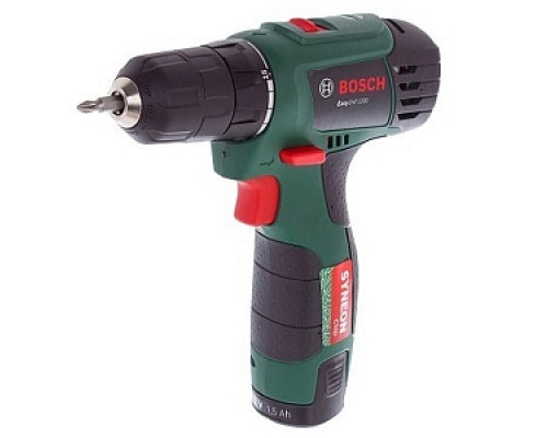 Дрель-шуруповерт аккумуляторная, 12В, ударная, Li-lon, 2х1,5 Ач, EasyDrill 1200, "BOSCH" /06039A210B Дрели и шуруповерты аккумуляторные Электроинструмент ИНСТРУМЕНТЫ