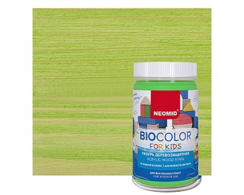 Антисептик "BIO COLOR FOR KIDS" салатовый (0,25 л) Антисептики Neomid Тонирующие антисептики водные Тонирующие антисептики Антисептики Лакокрасочные материалы ОТДЕЛОЧНЫЕ МАТЕРИАЛЫ