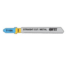 Полотно для лобзика FIT по металлу T118A 76/51/1,1мм