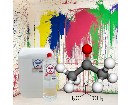 Ацетон "ПУТЕВАЯ марка" ГОСТ, 10л Ацетон Растворители (ацетон, олифа, уайт-спирит) Лакокрасочные материалы ОТДЕЛОЧНЫЕ МАТЕРИАЛЫ
