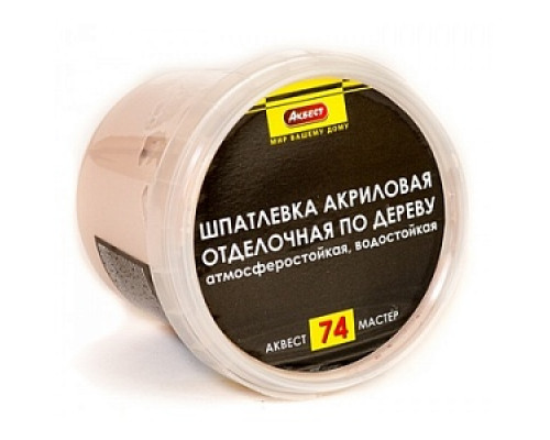 Шпатлевка по дереву АКВЕСТ-74, береза 0,5 кг Шпатлевки по дереву береза Шпатлевки по дереву Шпатлевки готовые Лакокрасочные материалы ОТДЕЛОЧНЫЕ МАТЕРИАЛЫ