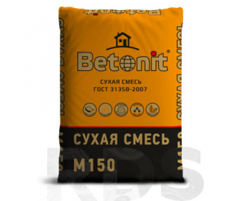 Сухая смесь М-150 Betonit ГОСТ, 40 кг Смеси универсальные М150 Цемент и смеси общестроительные Сухие смеси СТРОЙМАТЕРИАЛЫ